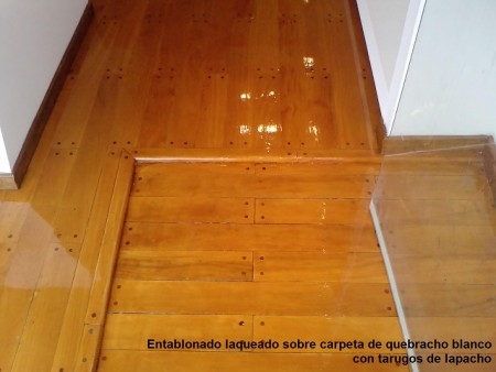 Entablonado de quebracho